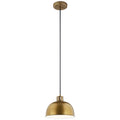 KICHLER 52152NBR Zailey 9" 1 Light Pendant In Natural Brass
