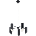 KICHLER 52160BK Trentino Five Light Chandelier Black