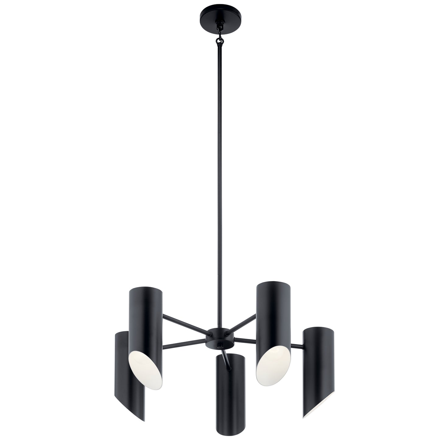 KICHLER 52160BK Trentino Five Light Chandelier Black