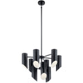 KICHLER 52162BK Trentino Nine Light Chandelier Black
