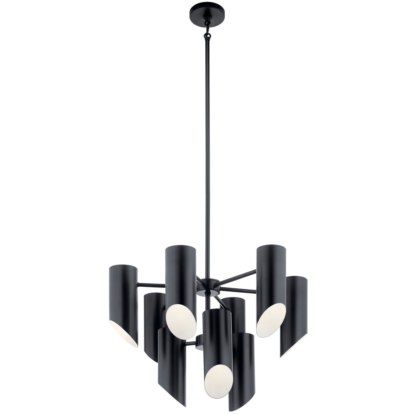 KICHLER 52162BK Trentino Nine Light Chandelier Black