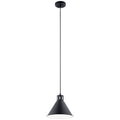 KICHLER 52176BK Zailey 9.5" 1 Light Pendant In Black