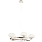 KICHLER 52223PN Pim Six Light Chandelier Polished Nickel
