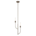 KICHLER 52258CLP Hatton Two Light Pendant Classic Pewter