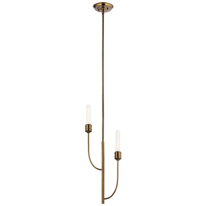 KICHLER 52258SB Hatton Two Light Pendant Satin Bronze