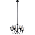 KICHLER 52269BK Voclain Five Light Chandelier Black
