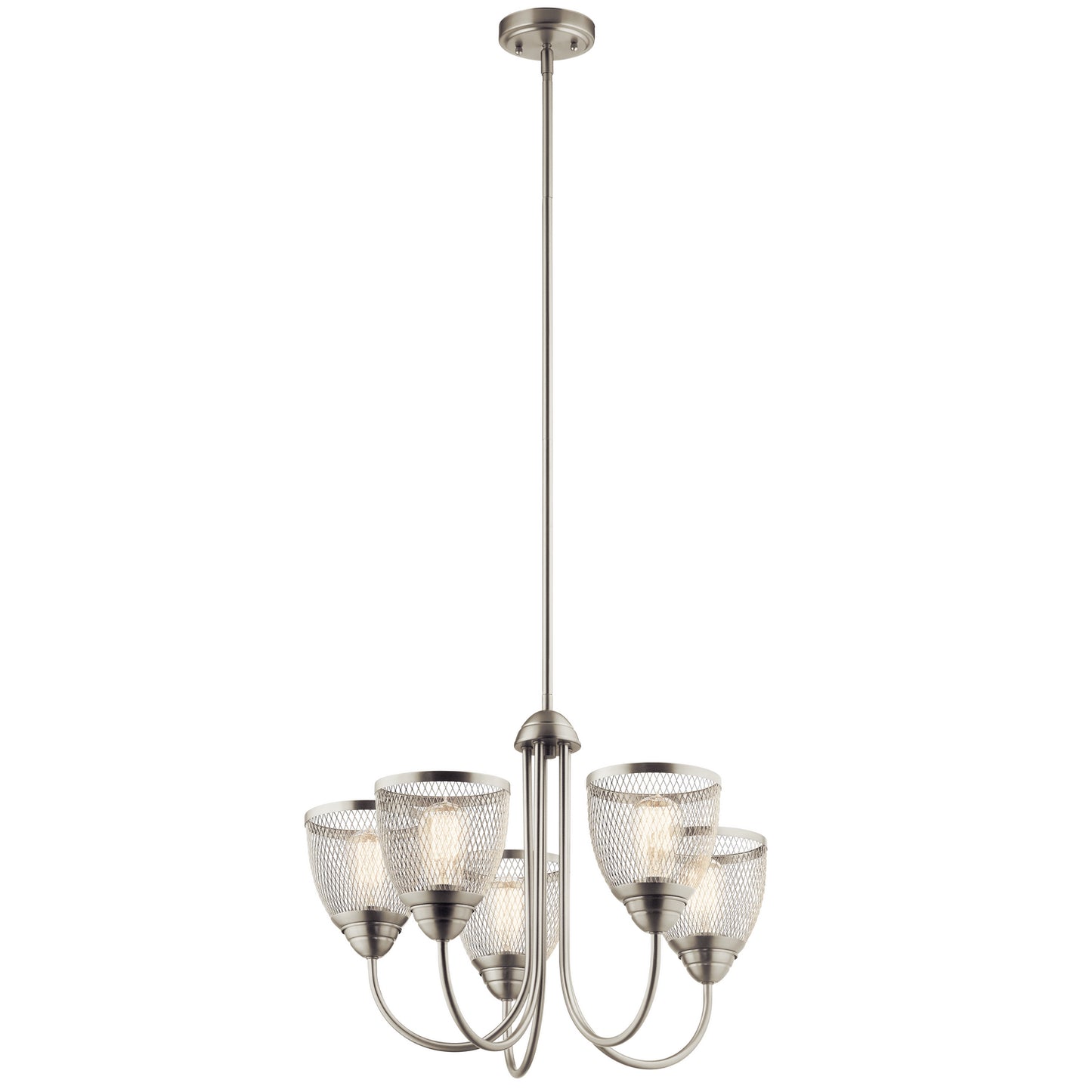 KICHLER 52269NI Voclain Five Light Chandelier Brushed Nickel
