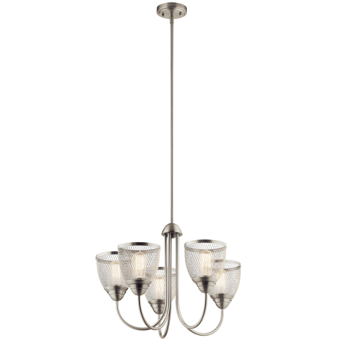 KICHLER 52269NI Voclain Five Light Chandelier Brushed Nickel