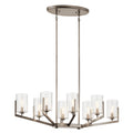 KICHLER 52315CLP Nye Eight Light Chandelier Classic Pewter