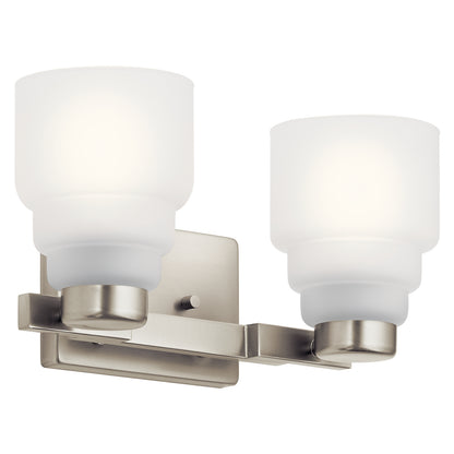 KICHLER 55011NI Vionnet Two Light Bath Brushed Nickel