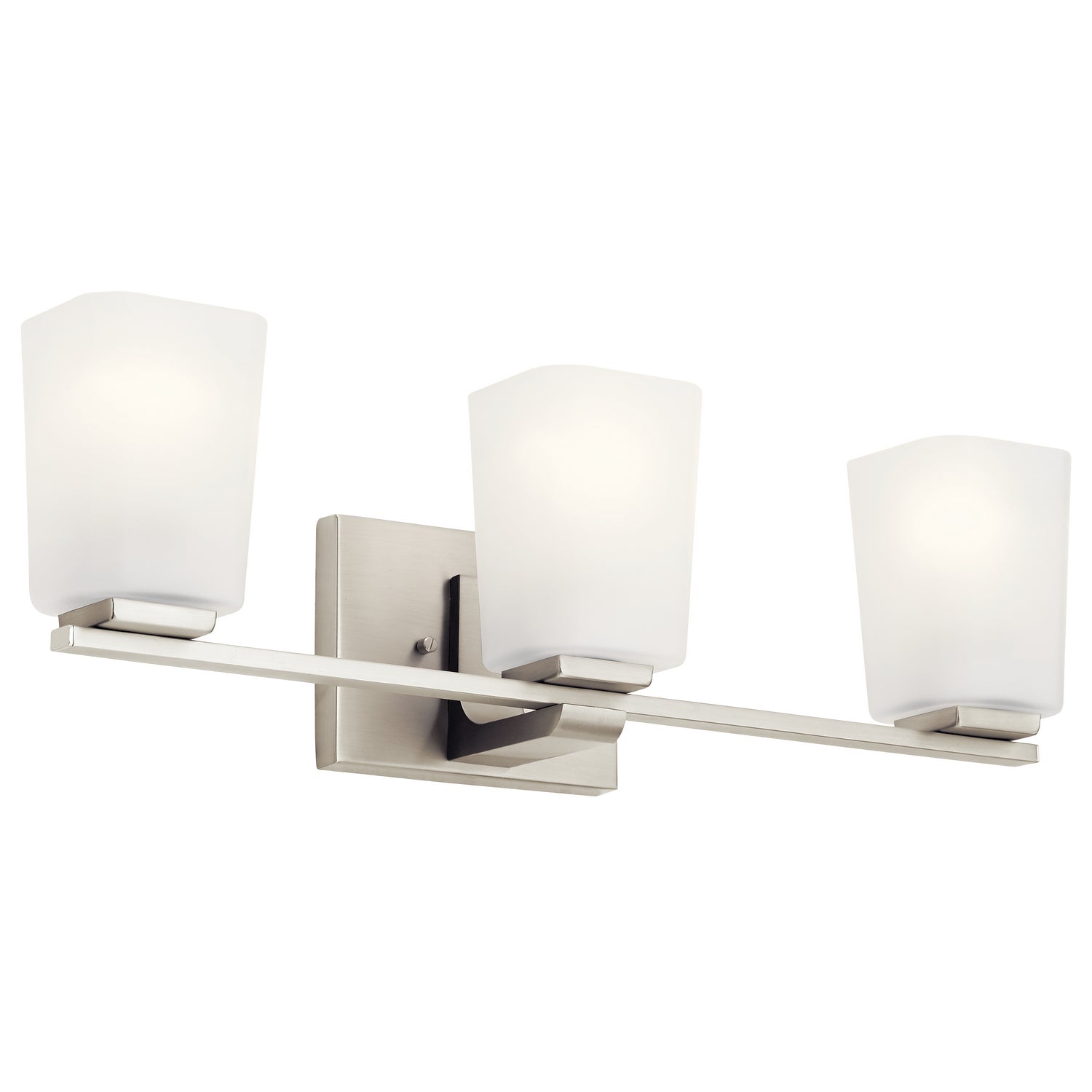 KICHLER 55017NI Roehm 3 Light Vanity Light Brushed Nickel