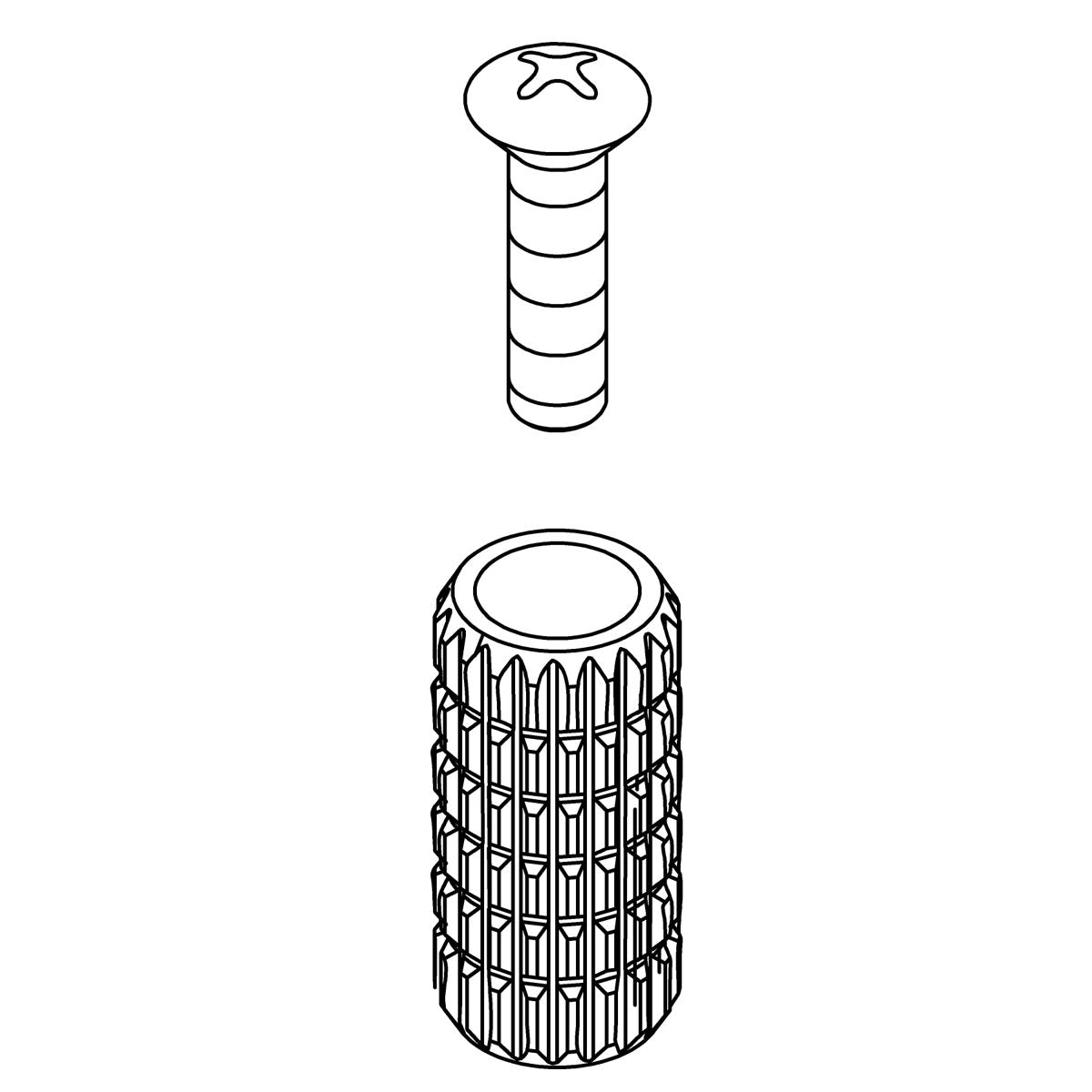 KOHLER STEM EXTENSION/SCREW KIT, K-1008724