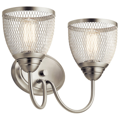 KICHLER 55042NI Voclain Two Light Bath Brushed Nickel