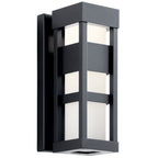 KICHLER 59035BKLED Ryler Led 3000K 12" Wall Light Textured Black