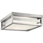 KICHLER 59037BALED Ryler Led 3000K 12" Ceiling Light Brushed Aluminum