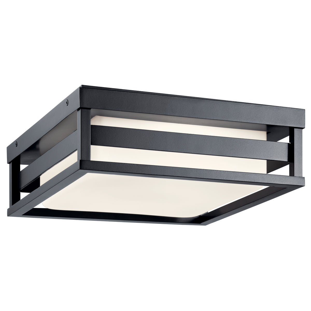 KICHLER 59037BKLED Ryler Led 3000K 12" Ceiling Light Textured Black