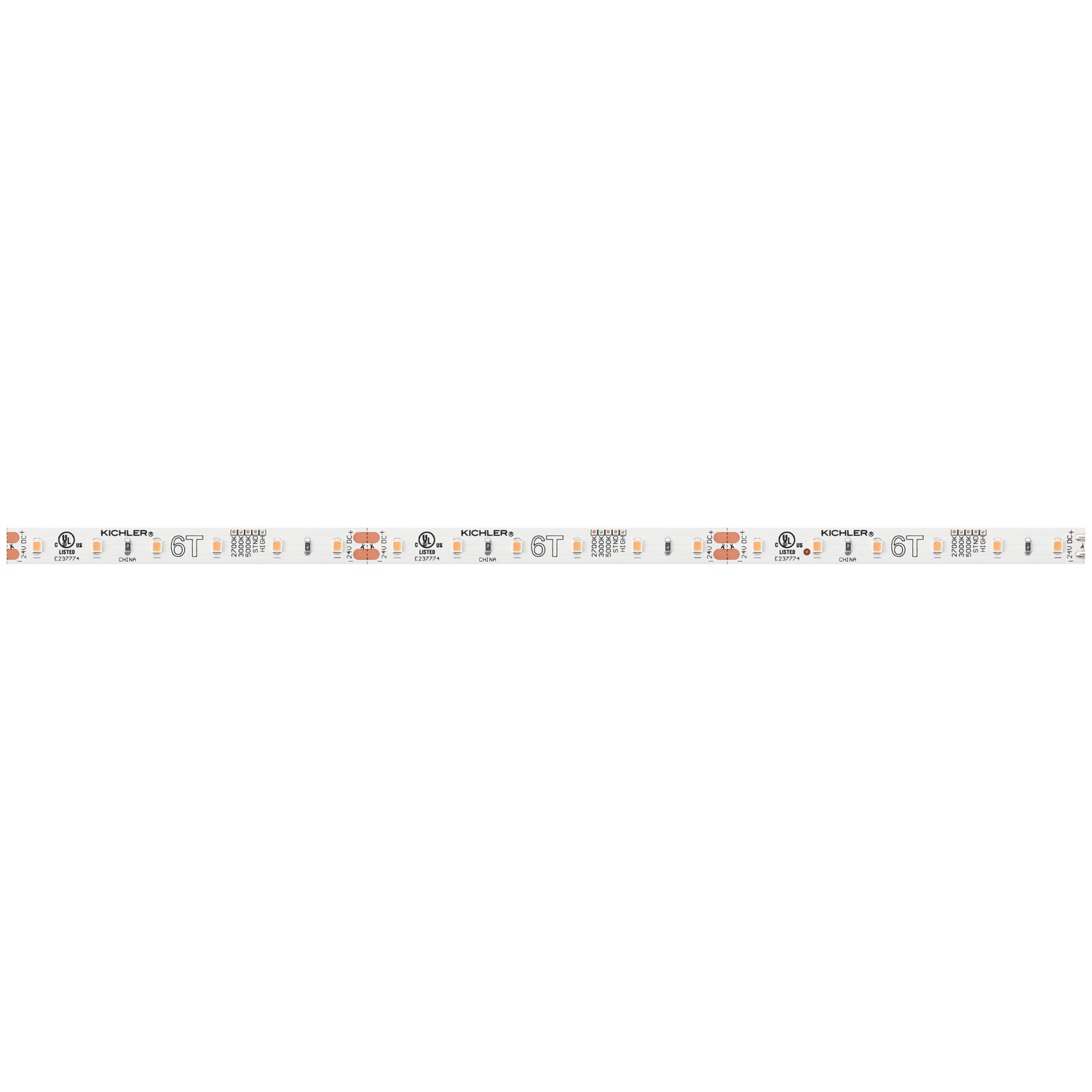 KICHLER 6T120H30WH 6T 20' 3000K 24V Standard Output Dry Led Tape White