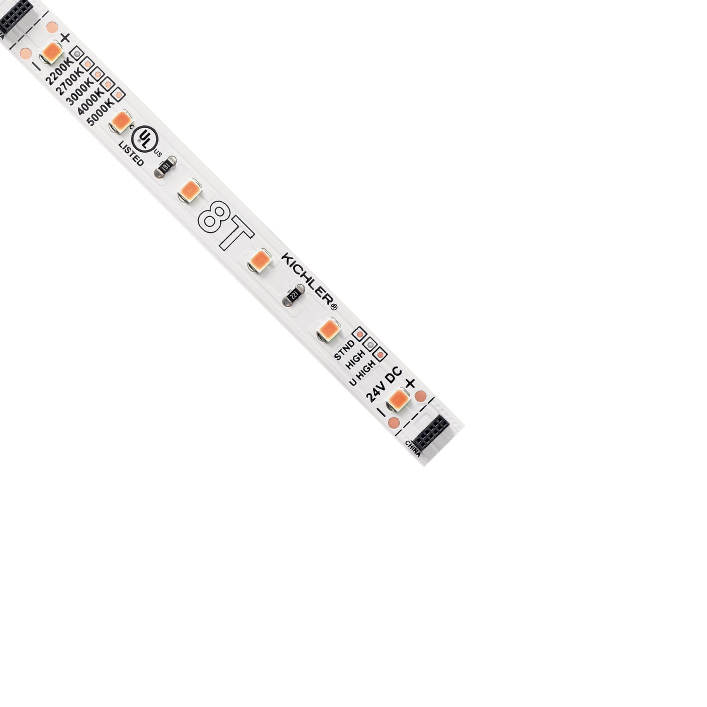 KICHLER 8T1010H22WH 8T Tape Light Led Led Tape Light White Material (Not Painted)