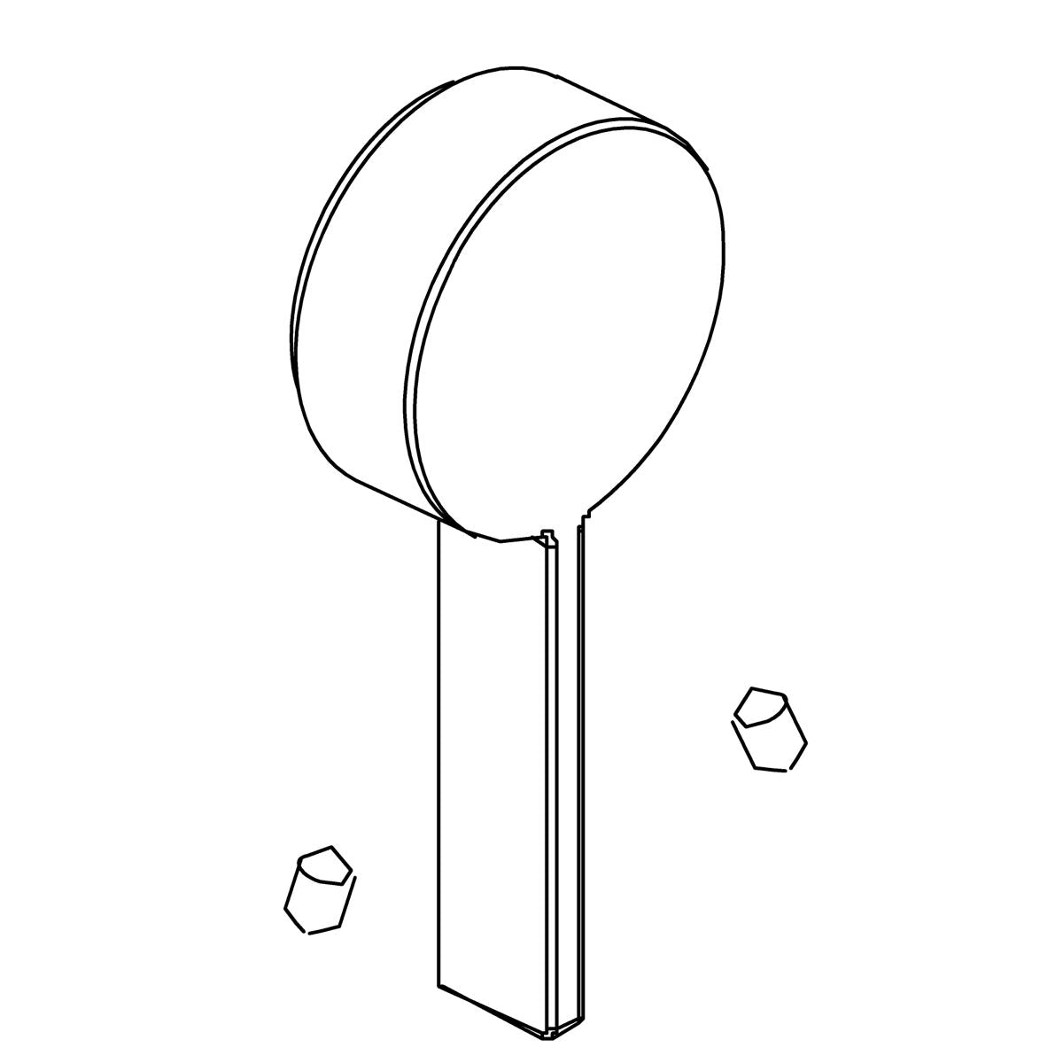 KOHLER Handle Kit - Vibrant Brushed Nickel, K-1009721-BN