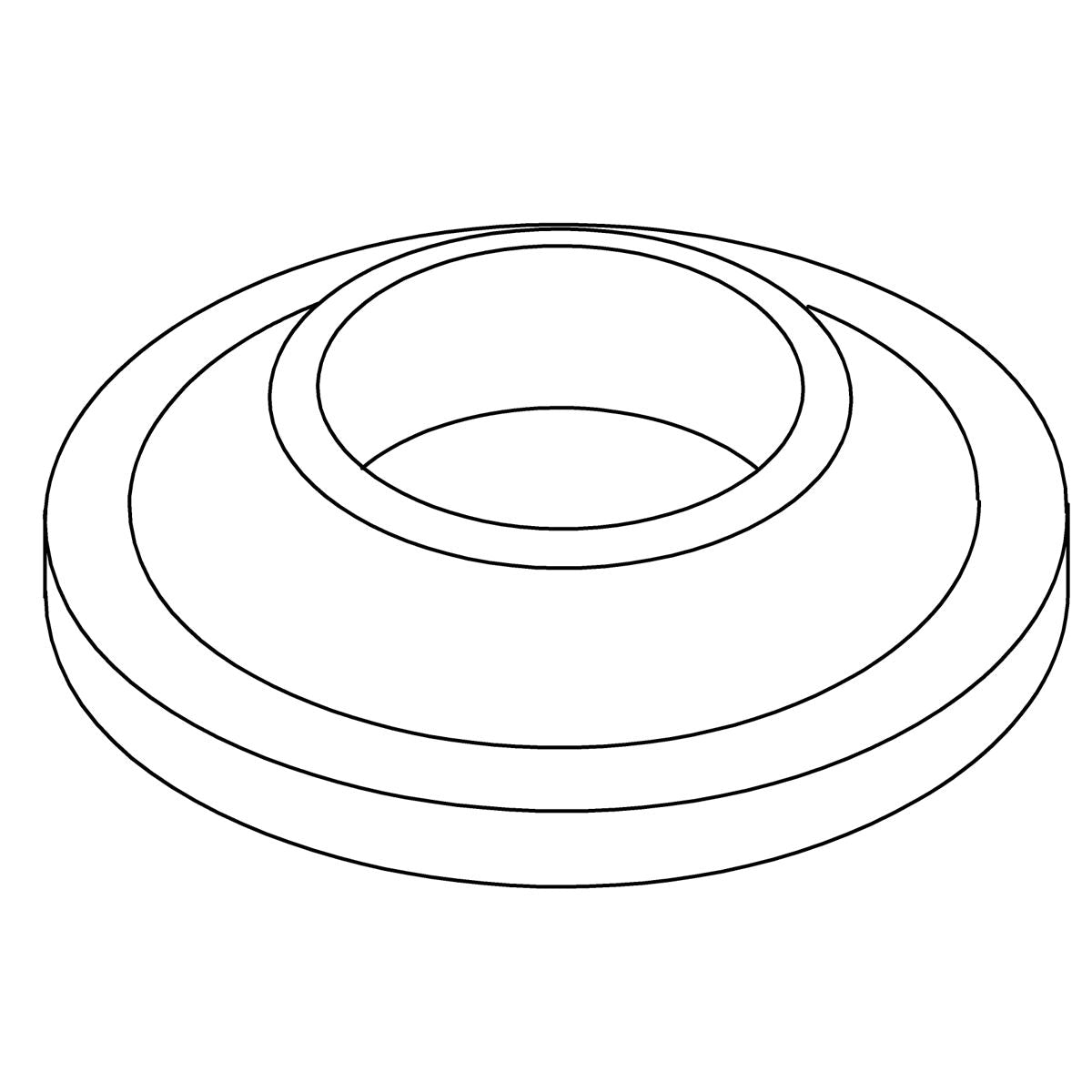 KOHLER Escutcheon - Matte Black, K-1009746-BL