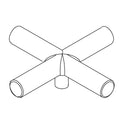 KOHLER Handle Cross - Matte Black, K-1009889-BL