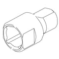 KOHLER HANDLE SPLINE ADAPTER - Matte Black, K-1010210-BL