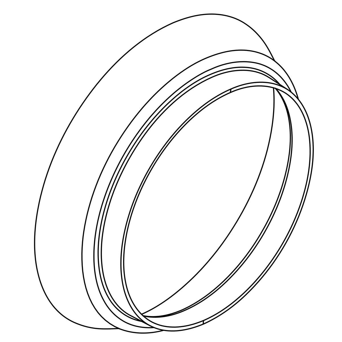 KOHLER Escutcheon - Polished Chrome, K-1010315-CP