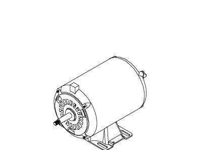 KOHLER Motor Assembly, 1-Spd, Canada, K-1010547