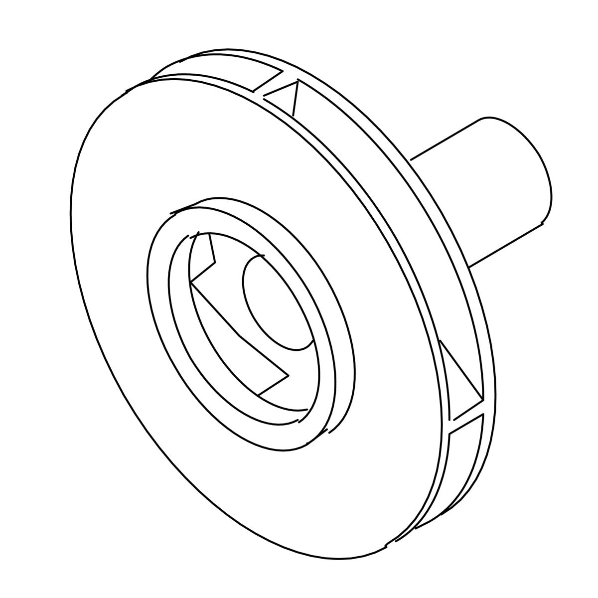 KOHLER Impeller Assembly, Itt Pump, K-1010674