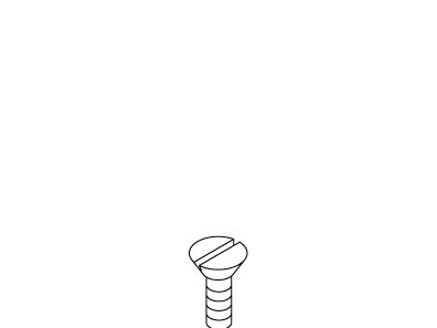 KOHLER Screw, Flathead, K-1010880