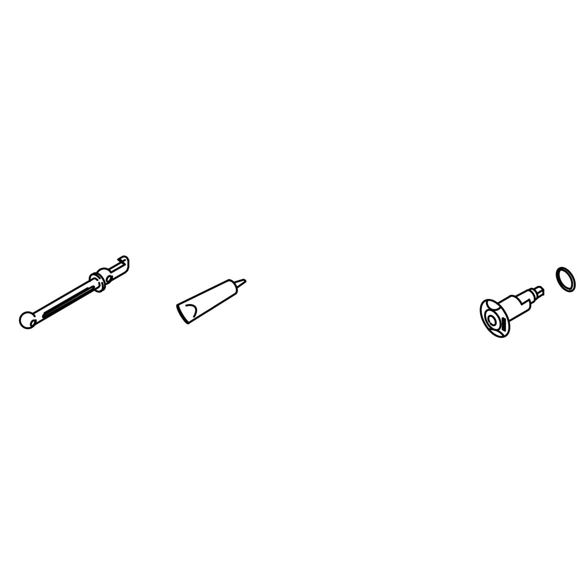 KOHLER Trim Ring Kit, Large Orifice - Almond, K-1011031-47