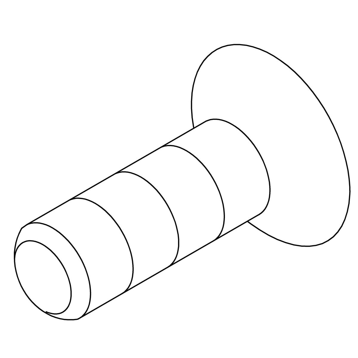 KOHLER Screw, M4 X 0.7, Oval C'Sunk, K-1011078