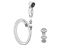 KOHLER Sidespray Assembly - Vibrant Brushed Bronze, K-1011130-BV