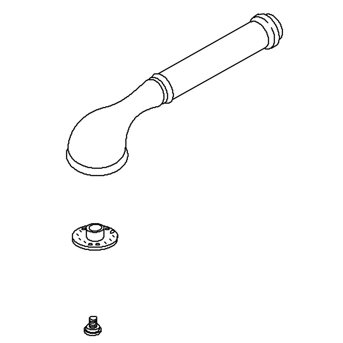 KOHLER HAND SHOWER ASSEMBLY SERVICE KIT - Vibrant Polished Nickel, K-1011397-SN