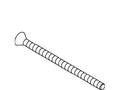 KOHLER [  "Screw, 6-32 X 2.5",  "6-32 X 1.00 HEX Screw CS FL Head"], K-1011604-E