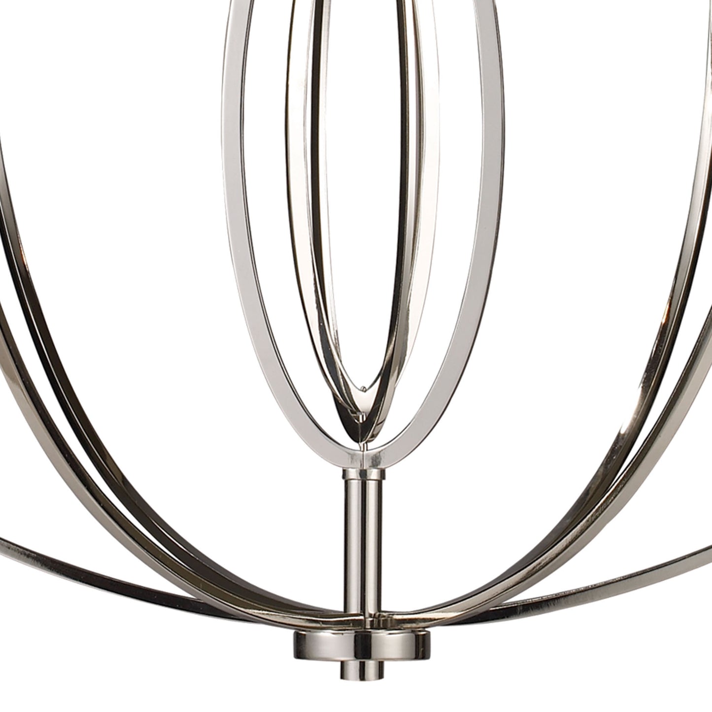 ELK SHOWROOM 10121/6 Dione 25'' Wide 6-Light Chandelier - Polished Nickel