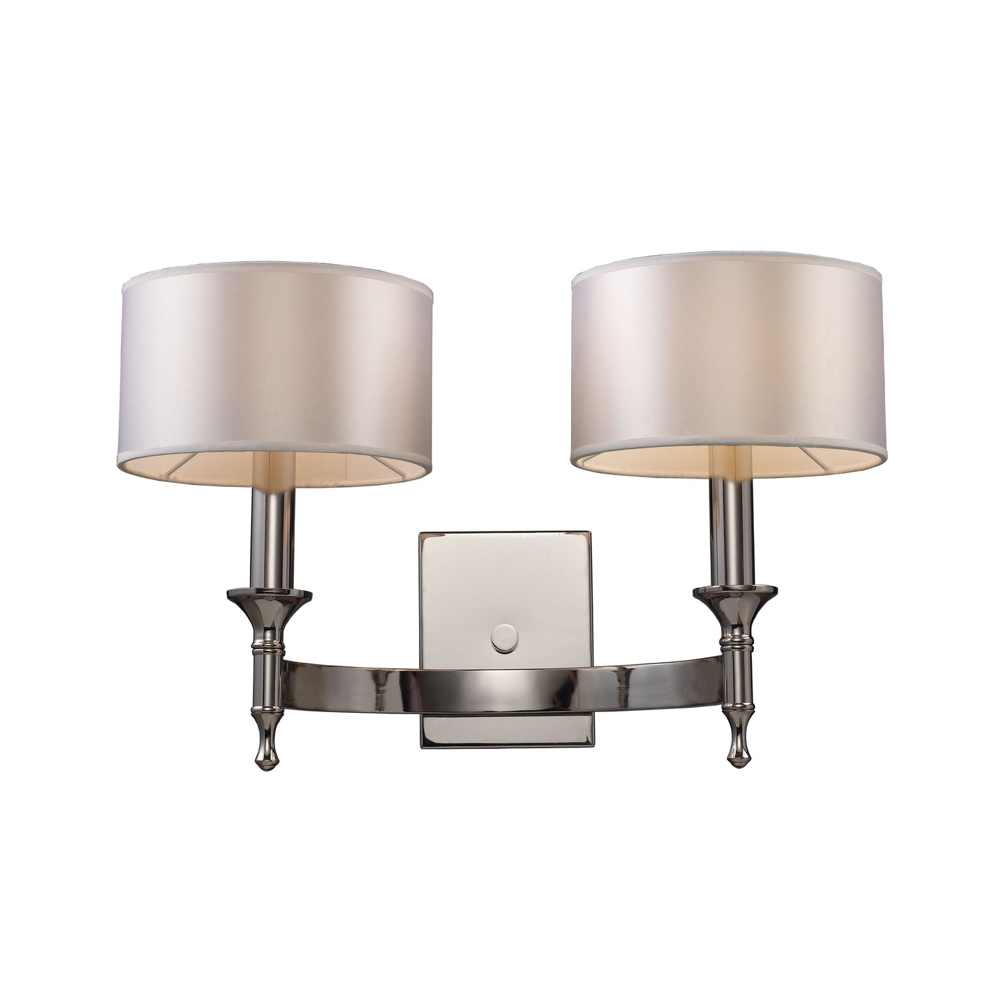 ELK SHOWROOM 10122/2 Pembroke 12'' High 2-Light Sconce - Polished Nickel