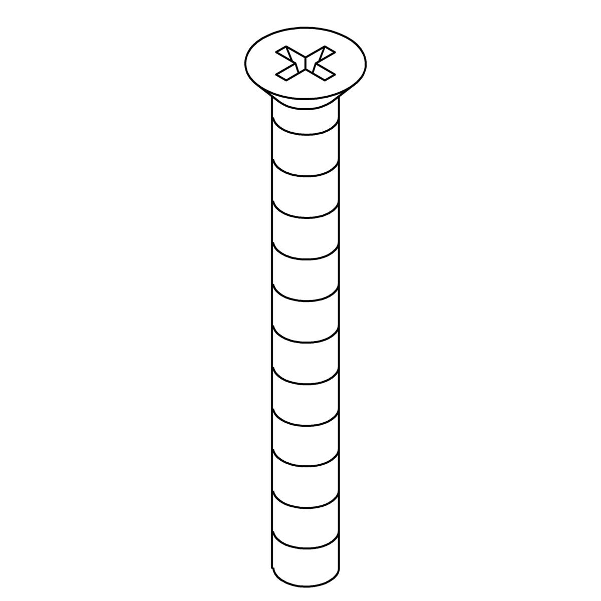 KOHLER Screw, 8-32 X 1.750, Countersunk, K-1012873