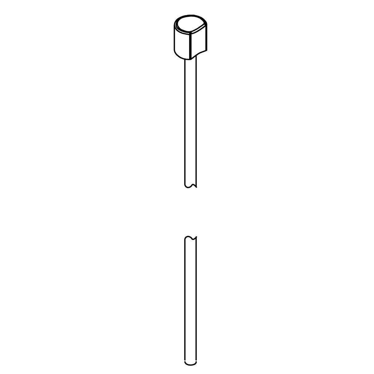 KOHLER Lift Rod Assembly - Matte Black, K-1013347-BL