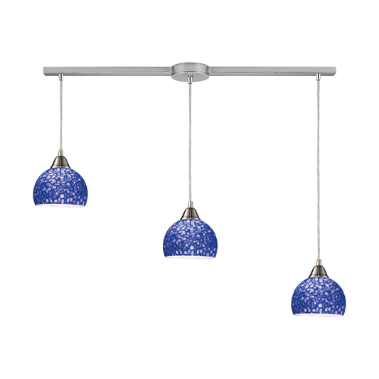 ELK SHOWROOM 10143/3L-PB Cira 36'' Wide 3-Light Pendant - Satin Nickel