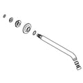 KOHLER Spout & Hardware,6.25"Sub Assembly - Vibrant Polished Nickel, K-1014554-SN