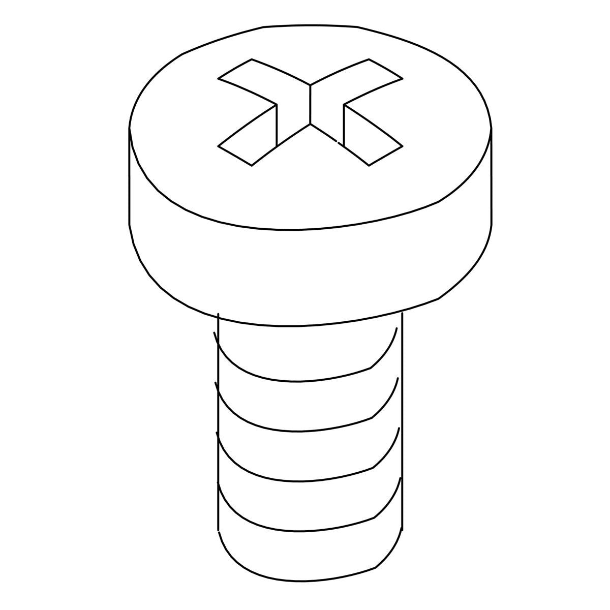 KOHLER Screw, M4 X 8 Mm L, K-1014583