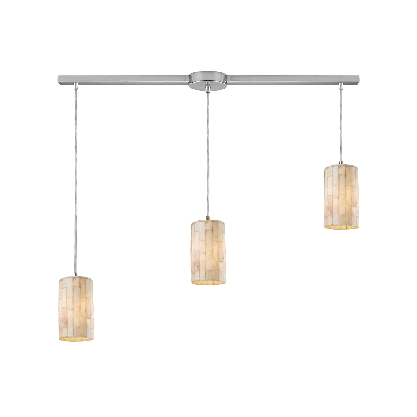 ELK SHOWROOM 10147/3L Coletta 36'' Wide 3-Light Pendant - Satin Nickel