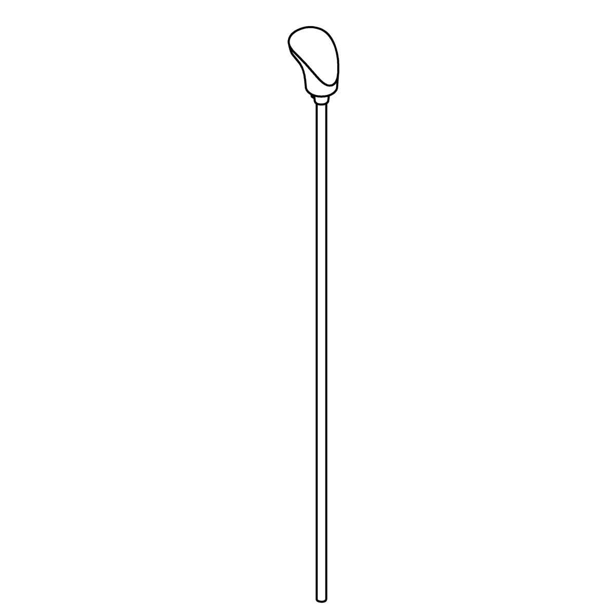 KOHLER Lift Rod Assembly,Sculpted - Vibrant Brushed Nickel, K-1014918-BN