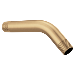 MOEN 10154BZG 6" Shower Arm with 1/2-Inch Ips Connections - Bronzed Gold