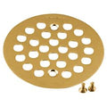 MOEN 101664BG Polished Brass 4-1/4" Shower Drain Cover - Brushed Gold