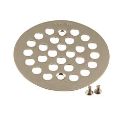 MOEN 101664BN Polished Brass 4-1/4" Shower Drain Cover - Brushed Nickel