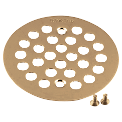 MOEN Bronzed gold tub/shower drain covers - Bronzed Gold, 101664BZG