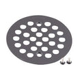 MOEN 101664WR Polished Brass 4-1/4" Shower Drain Cover - Wrought Iron