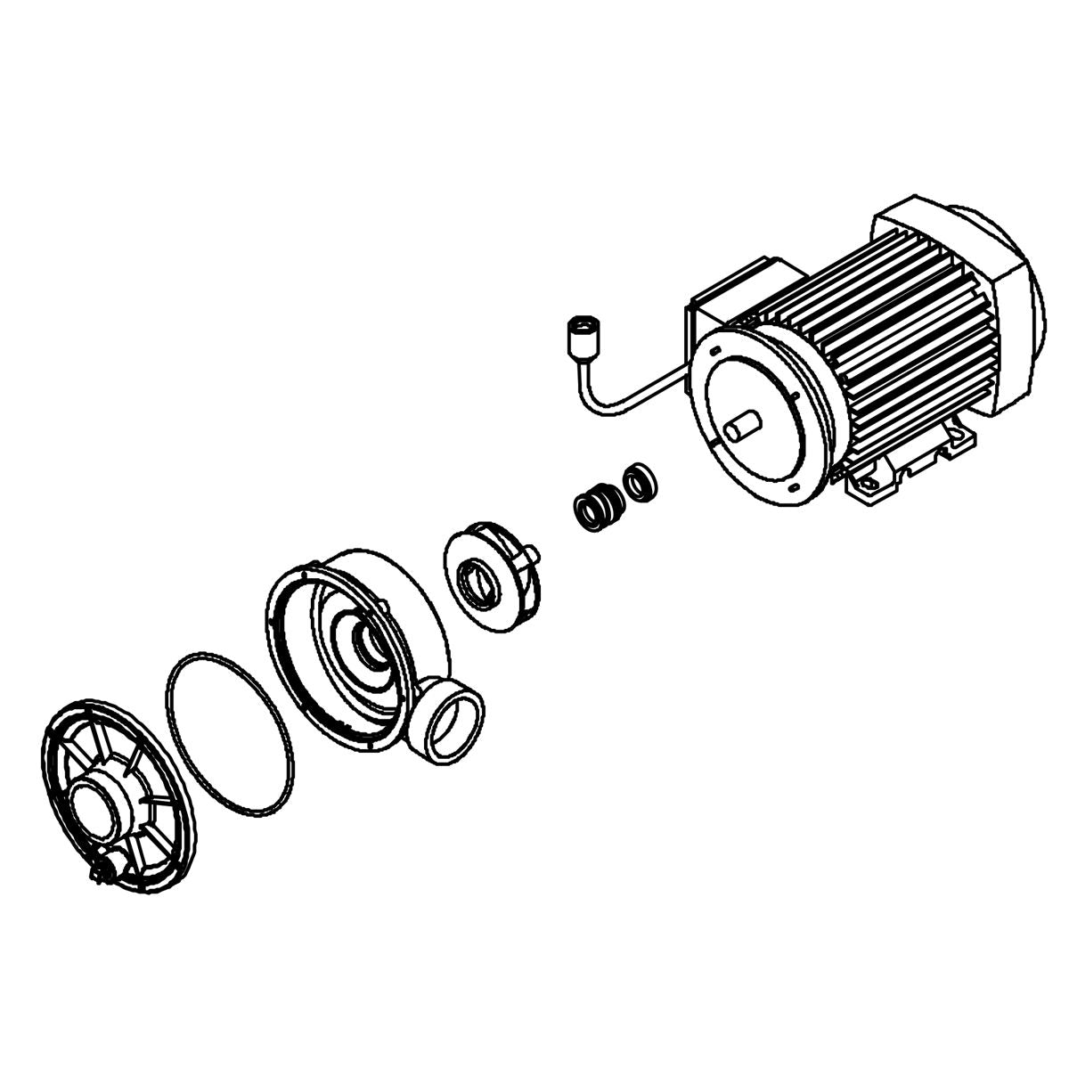 KOHLER Pump Assembly Side Discharge, K-1017279